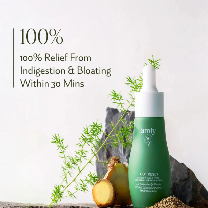 Gut Reset 100% relief within 30 Min Naturally from bloating, acidity & stomach pain, gas oral drops