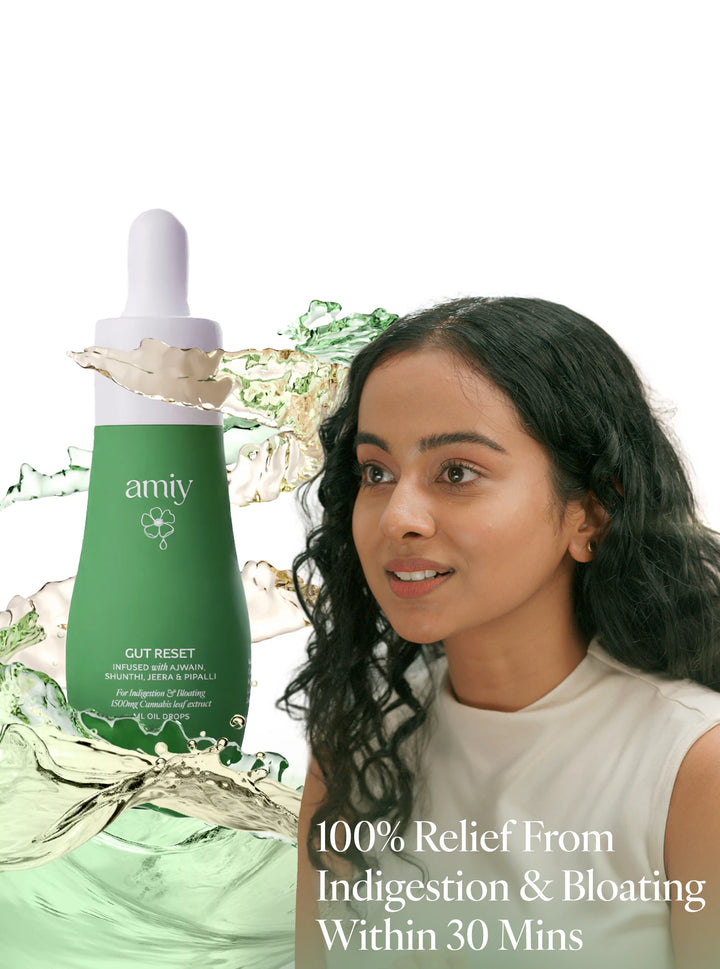 Gut Reset 100% relief within 30 Min Naturally from bloating, indigestion, acidity & stomach pain, gas oral drops