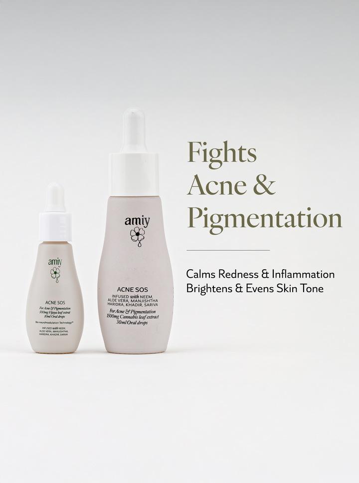 Acne SOS 100% relief within 30 Min Naturally from itch, redness, breakouts, pimples & inflammation oral drops