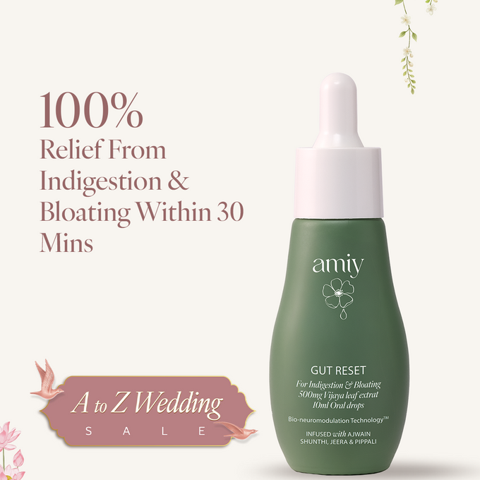 Gut Reset Mini 100% relief within 30 Min Naturally from bloating, acidity & stomach pain, gas oral drops