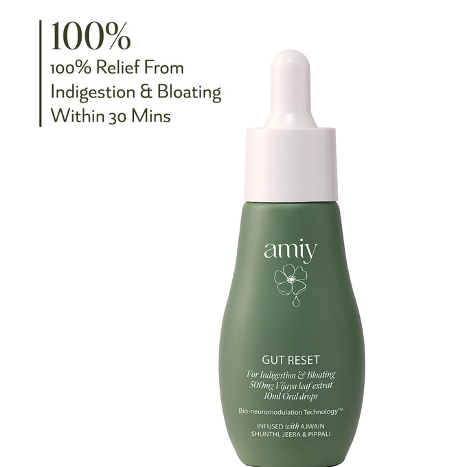 Gut Reset Mini 100% relief within 30 Min Naturally from bloating, acidity & stomach pain, gas oral drops