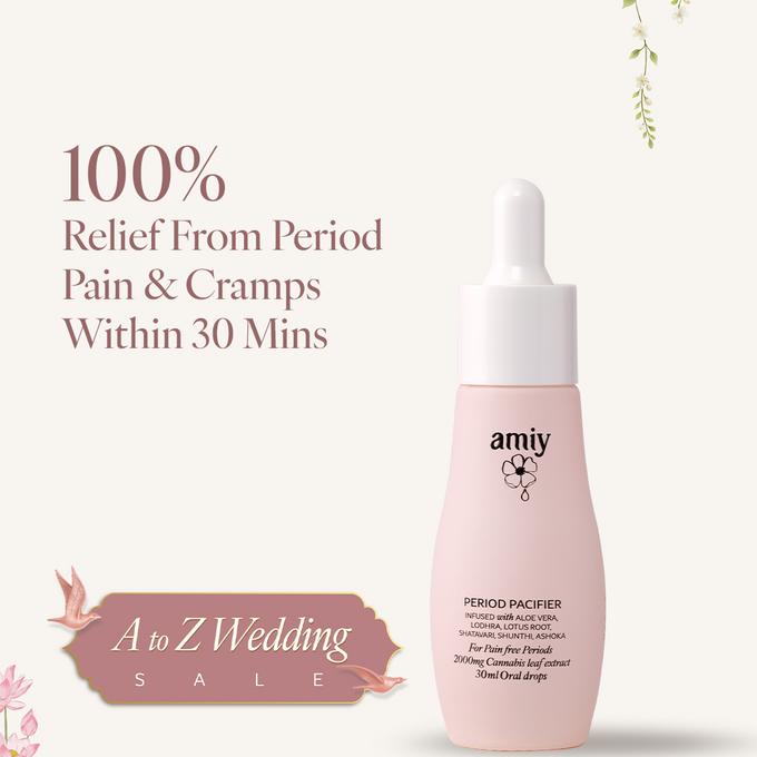 Period Pacifier 100% relief within 30 Min Naturally from Period pain, cramps & discomfort, bloating oral drops