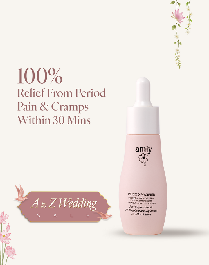 Period Pacifier 100% relief within 30 Min Naturally from Period pain, cramps & discomfort, bloating oral drops