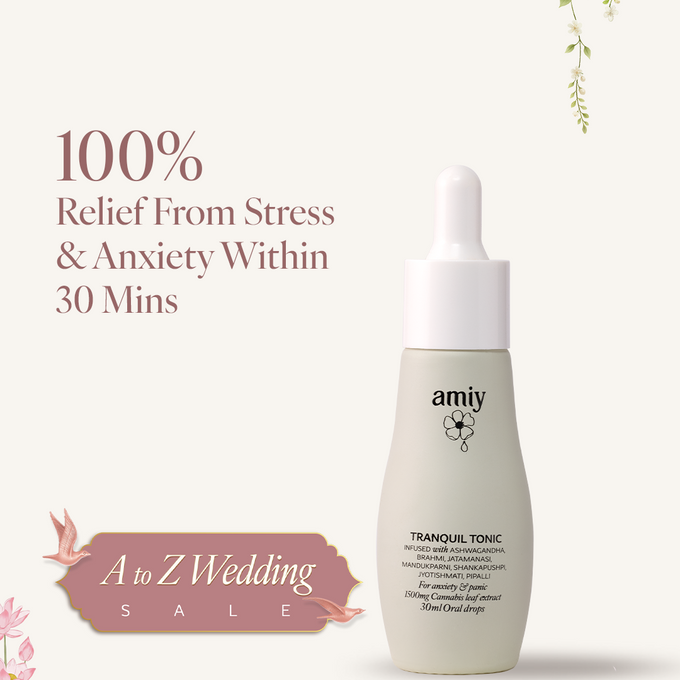 Tranquil Tonic dual-action oral drops for instant relief from anxiety, panic, stress, tension