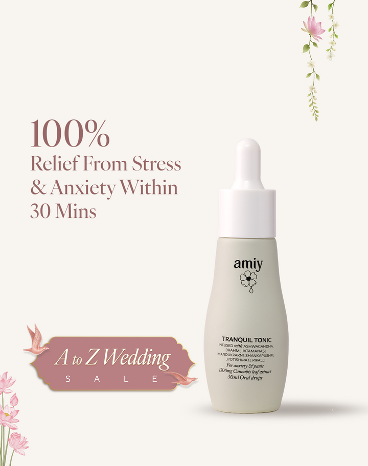 Tranquil Tonic dual-action oral drops for instant relief from anxiety, panic, stress, tension