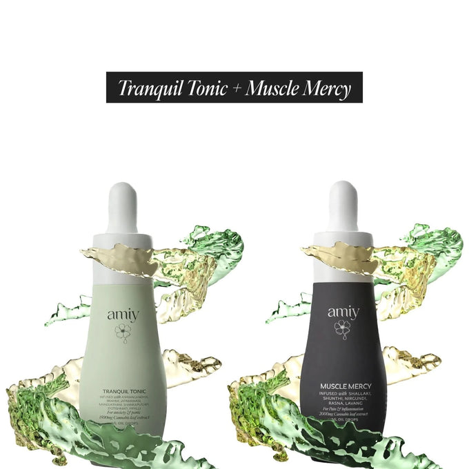Muscle Mood Combo – Tranquil Tonic + Muscle Mercy - 100% relief within 30 Min Naturally for stress, pain & relaxation