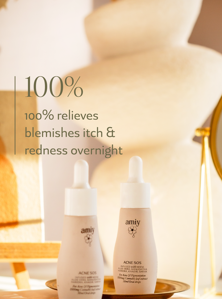 Acne SOS 100% relief within 1 hour Naturally from itch, redness & inflammation oral drops